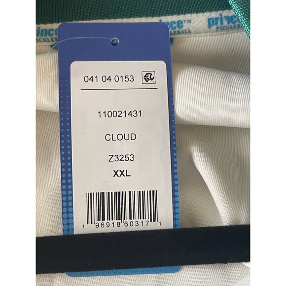 NWT  Prince Pickleball Men's Zip-Front Track Jacket Cream XXL - Picture 8 of 9